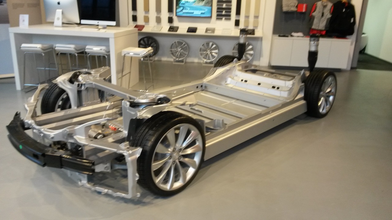 Tesla Model S chassis